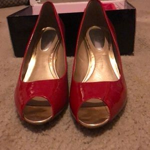 Red Alfani Heels size 9